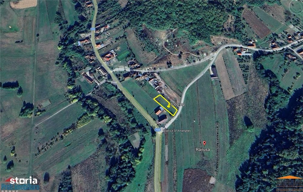 Teren 1000 mp intravilan in Ranusa, Jud. Arad