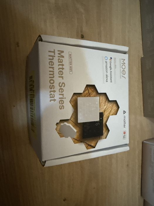 MOES Matter WiFi Wireless Smart Thermostat MWHT-S02-GA-WH-MS Amazon Alexa Google Assistant Tuya Smart