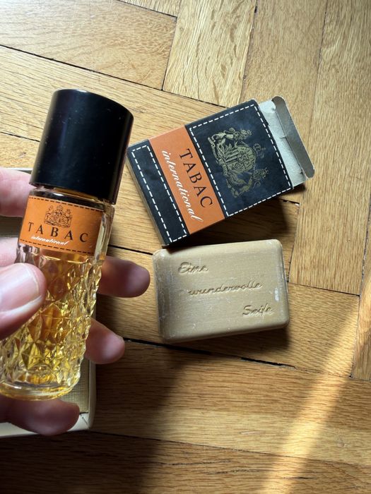 Винтидж комплект одеколон и сапун TABAC