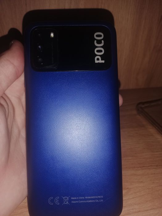 Телефон Poco m3 синего цвета