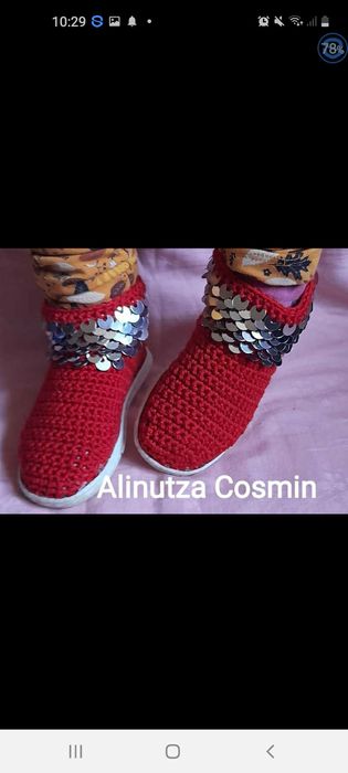 Papuci crosetati manual 2