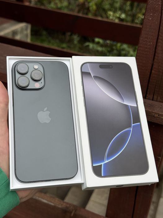 Iphone 16 PRO MAX 256GB, Impecabil, 1 AN Garantie,  Perfect Functional, Persoana Fizica Autorizata in Vanzari