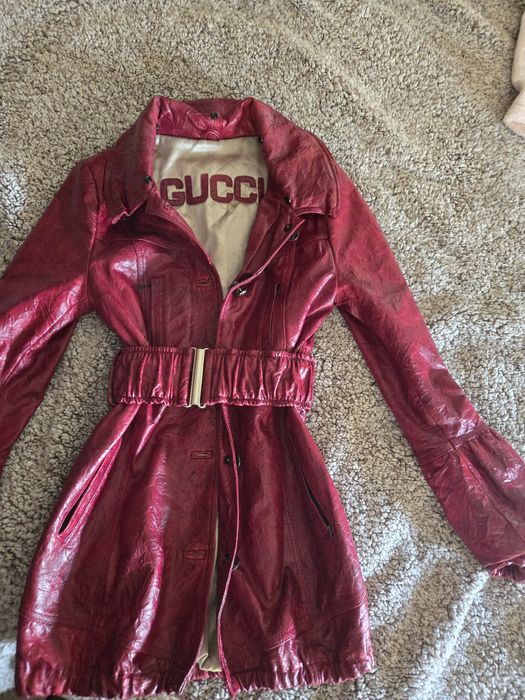 Яке манто от естествена телешка кожа