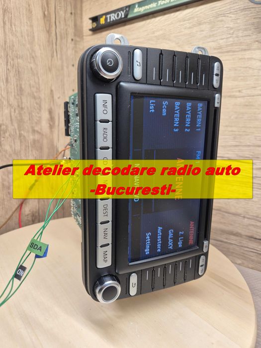 Cod pin radio ford fiat audi seat vw skoda seat smart nissan opel kia