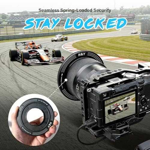 Нов Регулируем адаптерен пръстен H&Y RevoRing 37-49мм 52мм фотоапарат