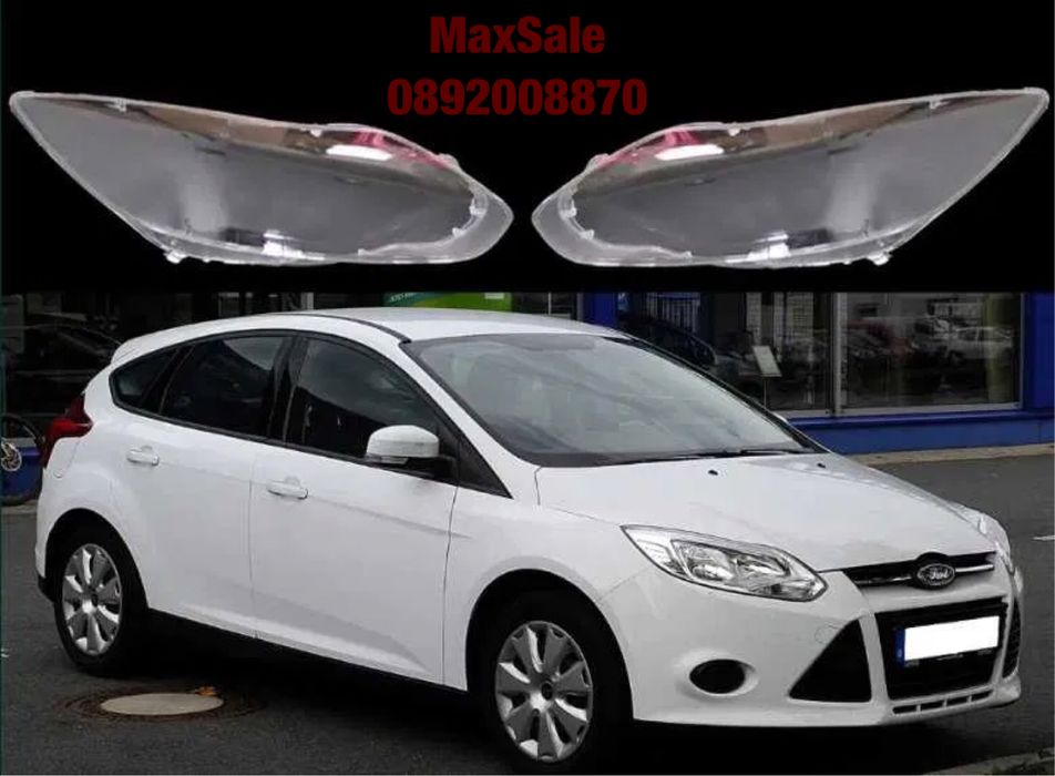 Комплект Стъкла / Капаци за фарове на Ford Focus MK3 (2010 - 2014)