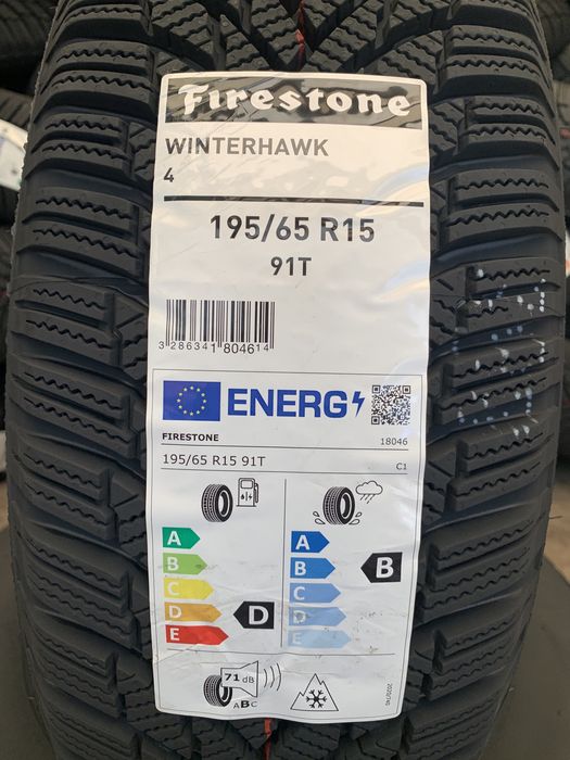 Нови зимни гуми FIRESTONE WINTERHAWK 4 195/65R15 91T НОВ DOT