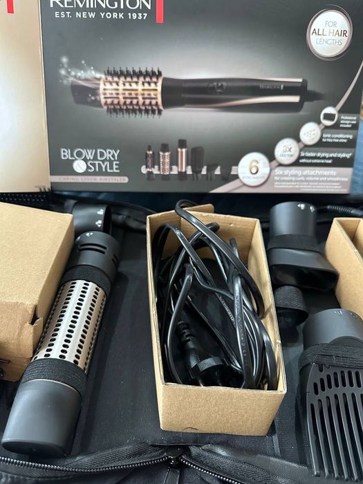 Фен-четка Remington с приставки – почти нова, в отлично състояние
