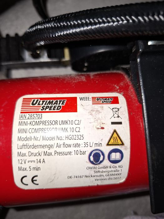 Compresor auto 35 l/ min