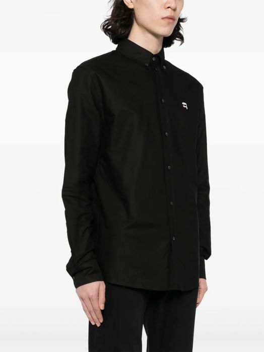 Оригинална мъжка риза Мъжка риза Karl Lagerfeld Ikonik 2.0