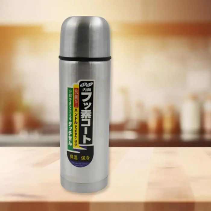 Termos metalic 1,5 L – cu mâner de transport