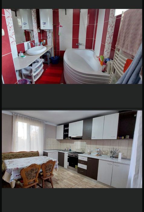 Vand Casa la tara (3 constructii : 1500mp) cu 83.000€  sau Loc de casa 1100mp.-16.500€ | Negociabil ambele