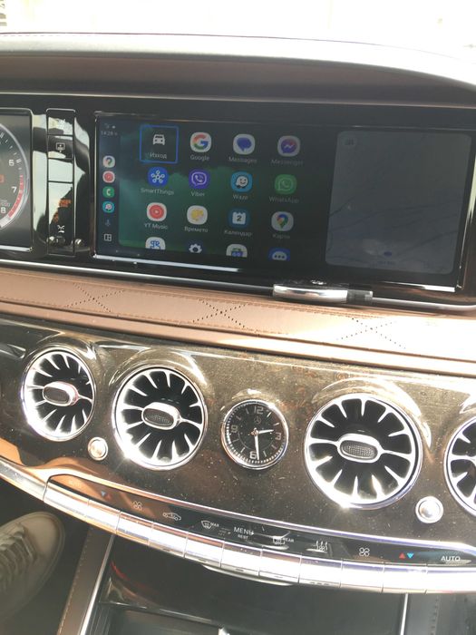 Apple CarPlay S-Class W222 Android Auto Mercedes Benz YouTube TV free