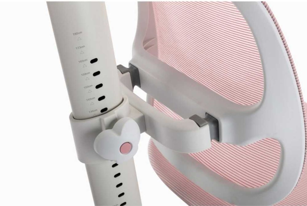 Scaun birou ergonomic pentru copii,Roz