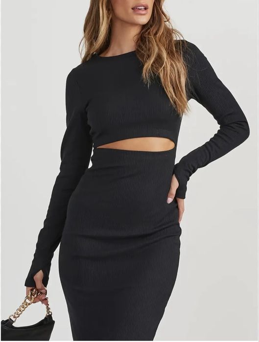 Черна рокля ZARA