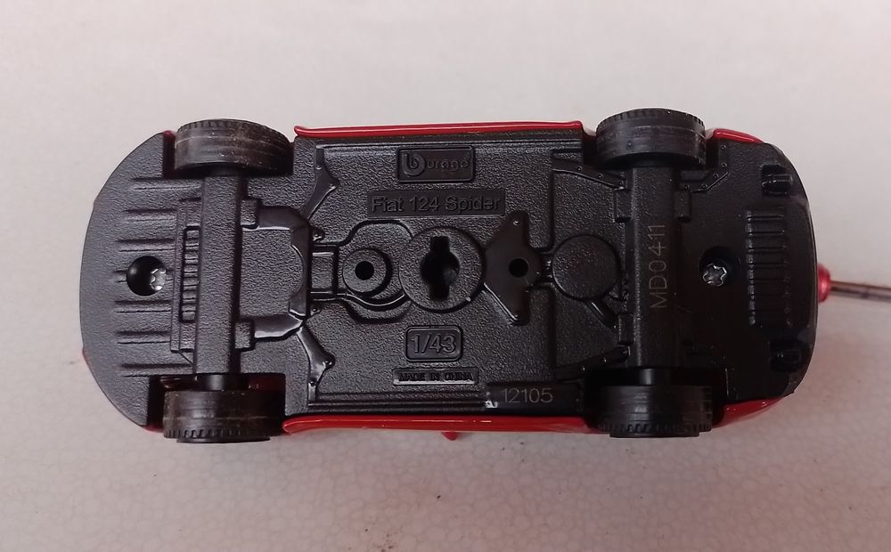 Fiat 124 Spider, мащаб 1/43