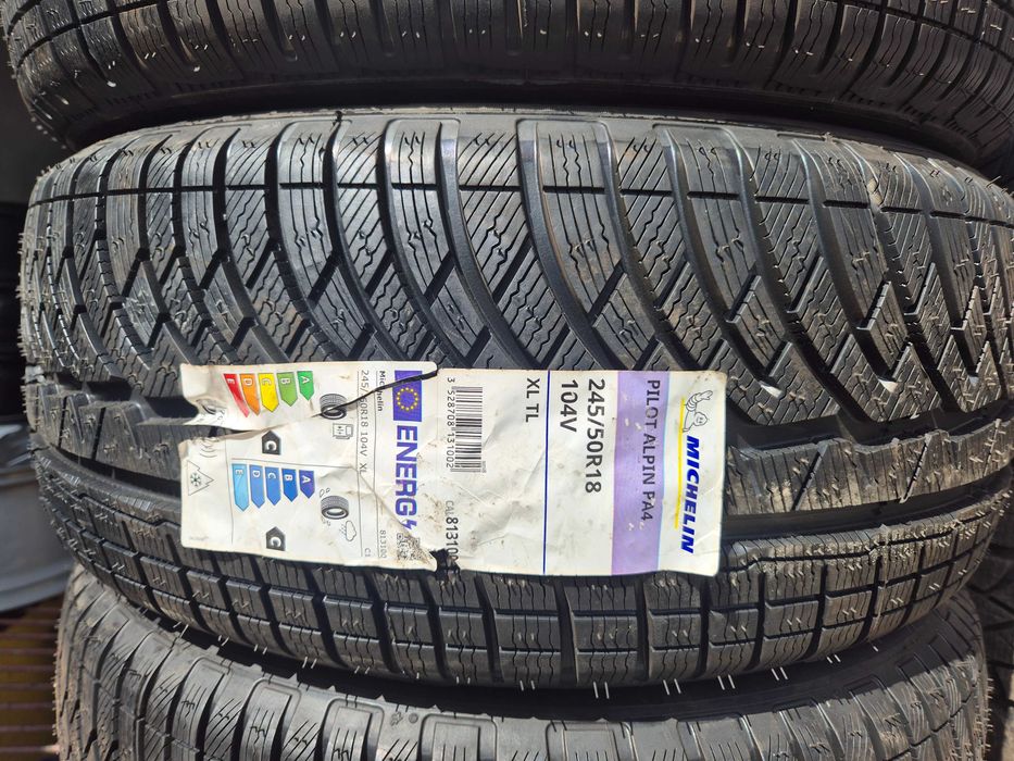 4 Anvelope M+S IARNA - 245/50/18 - Michelin Pilot Alpin PA4 - NOU - DOT 2021 !