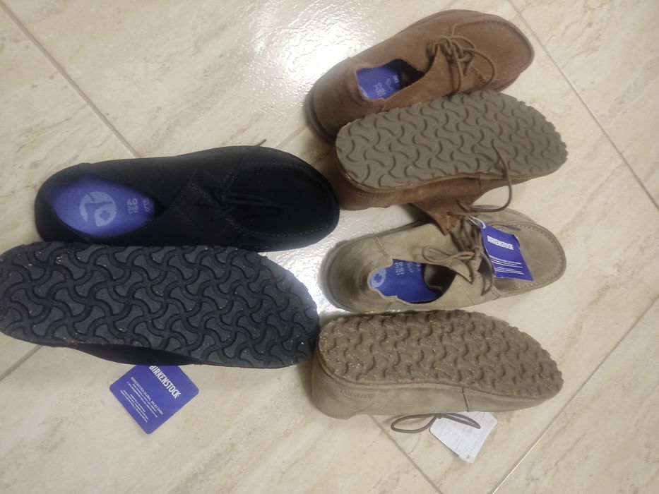 Mocasini Brikenstock pe Gri Taupe 39 și 40