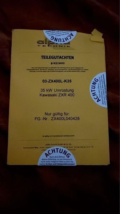 Kawasaki zxr 400 97’ (A2)