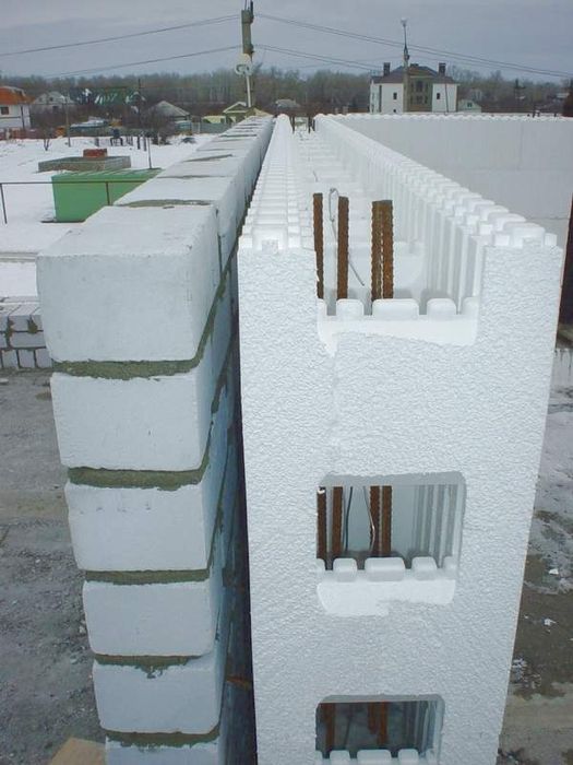 Несъёмная опалубка из Пенополистирола
