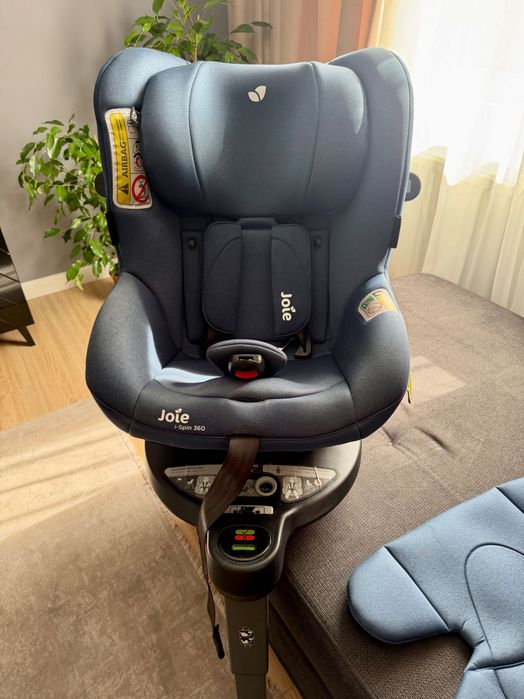 Scaun auto Joie i-Spin 360 Deep Sea, ISOFIX, R129, testat ADAC