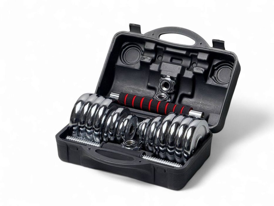 Оптом набор гантелей в кейсе 30кг