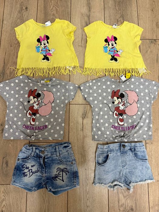 Продам хб майки Waikiki и джинсовые шорты на 3 года.