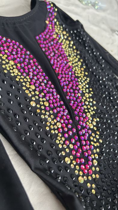 Платье -купальник для фигурного катания