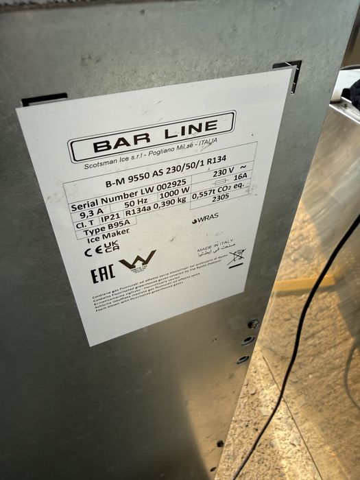 Ледогенератор  Bar line 95 кг