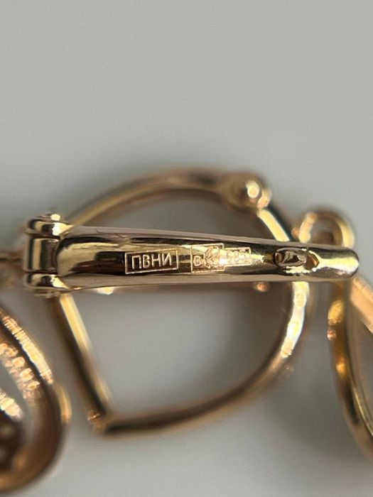 Золотые серьги/BariBarShop/0•0•12