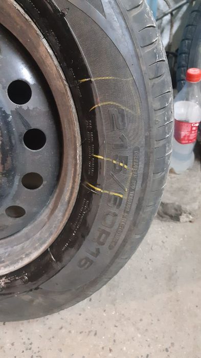 Продам летняя резина с диском