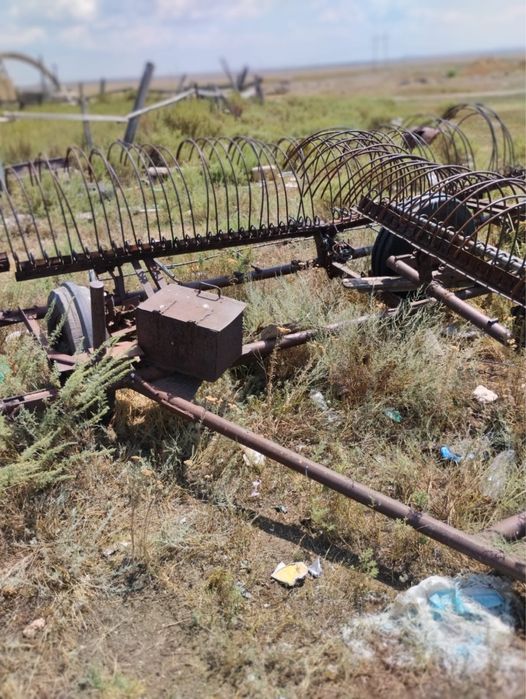 Косилка, волокуша и грабли