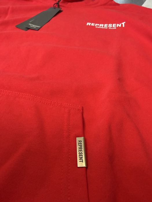 Represent Hoodie Red / червен суитчер