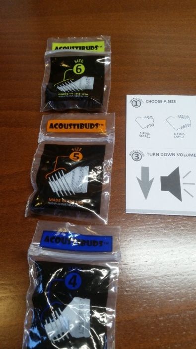 Adaptoare cauciuc pentru Casti de ureche Acoustibuds