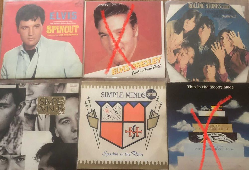 Виниловые пластинки разные