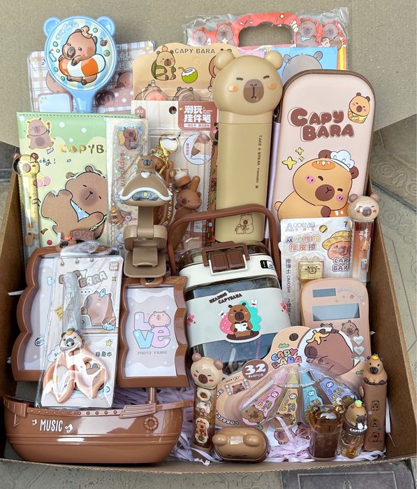 Подарочные наборы боксы  стич куроми капибара гарри поттер спайдермен