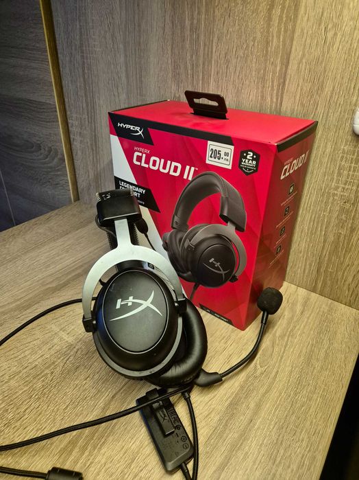 Гейминг слушалки HyperX - Cloud II, черни