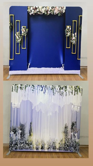 Fundal + stativ pentru cabina foto/oglinda magica/video 360