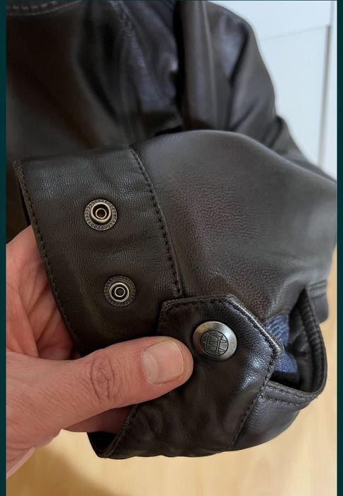 Geaca piele naturala ,Massimo Dutti , Talia L