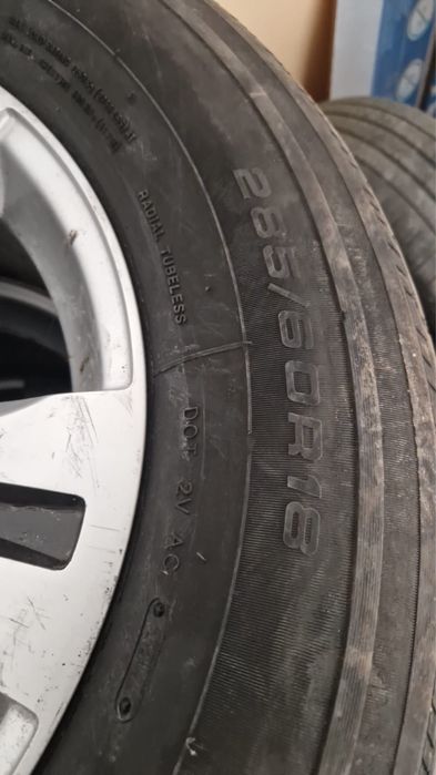 Шины с титанками  285/60R18