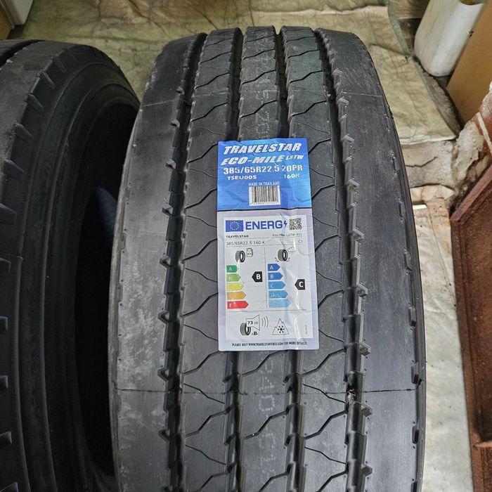 Нови тежкотоварни гуми 385/65R22.5 TravelStar Eco-Mile LSTW 160K 20PR M+S