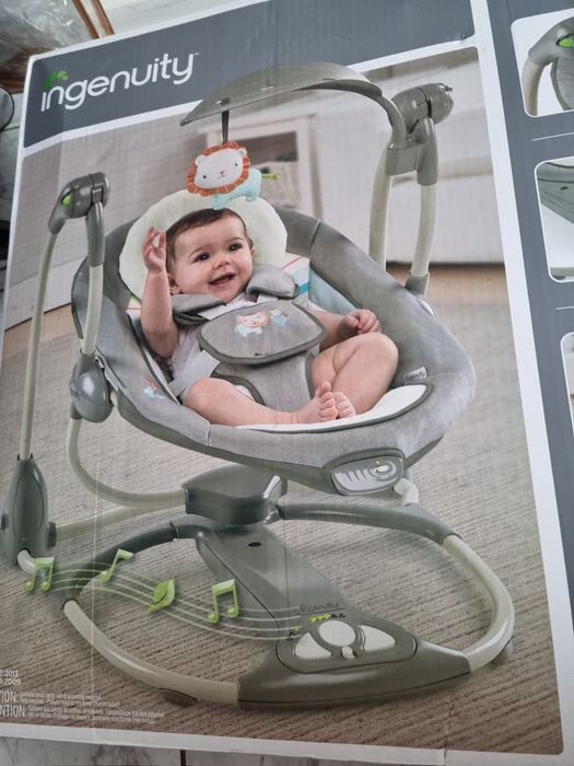 Leagan si balansoar transformabil 2 in 1 Candler, Bright Starts