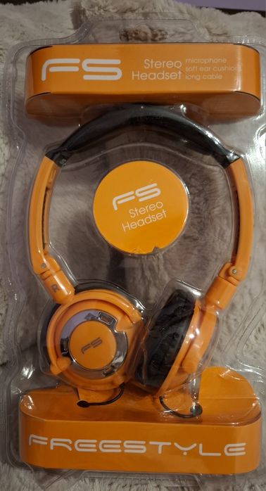 Слушалки, Freestyle Stereo Headset, Orange FH0022O, нови, неотваряни