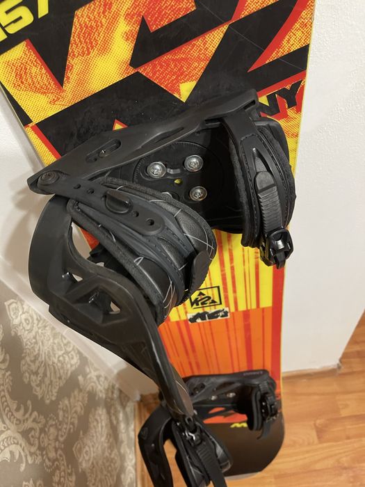 Placa snowboard 157 cm k 2 wide cu legaturi
