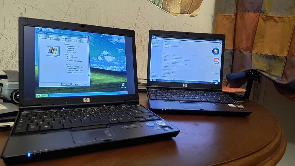Vând 2 laptopuri HP Compaq 2510p carcasa aluminiu