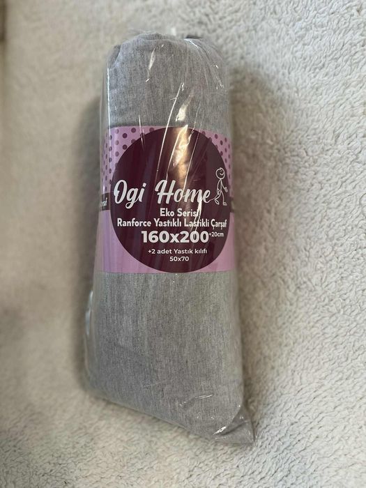 Чарлшаф с ластик+2бр калъфки