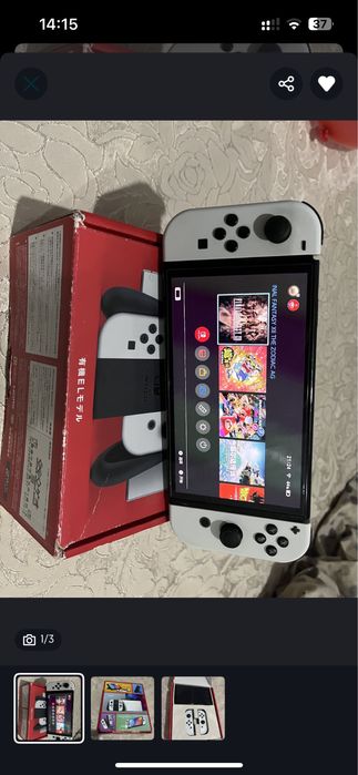 Прошитый Nintendo Switch Oled 256GB