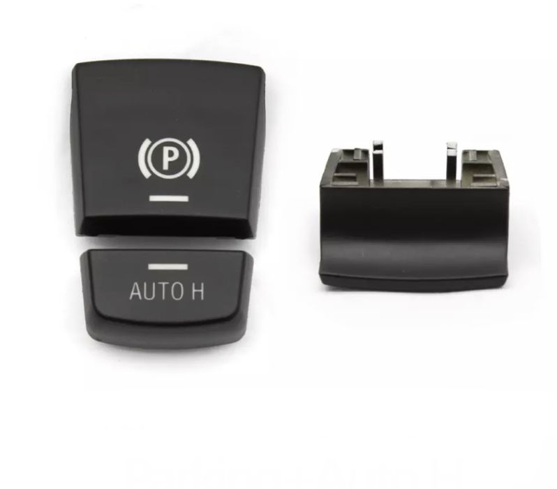Set buton capac parcare frana mana Rosu Argintiu Bmw F10 F25 F01 F06