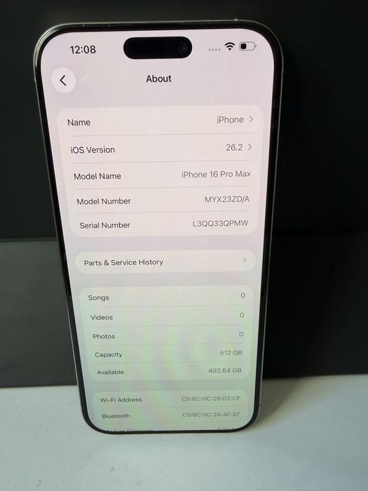 BPFR* iPhone 16 Pro Max 512GB