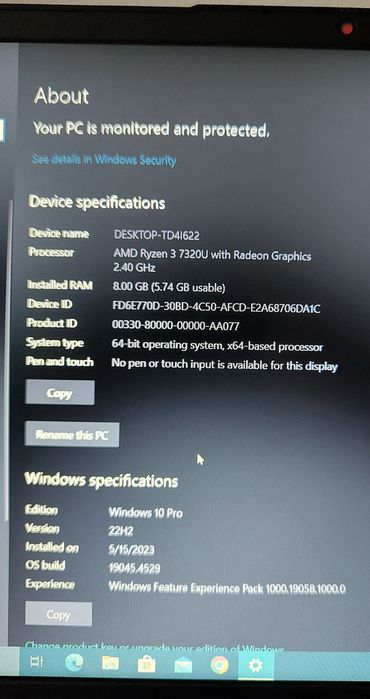 Laptop Lenovo Ideapad 1